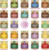 A collage of various honey jars with labels. Produktbild-Vorschau