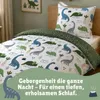 Dinosaurier Bettwäsche 135x200 80x80 cm 2-teiliges Set Produktbild-Vorschau 3