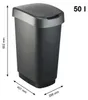 Rotho Abfalleimer 50 L Twist - Swingeimer 40,1 x 29,8 x Produktbild-Vorschau 6