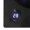 A close-up of a digital display on a black appliance, showing the number 28 and icons. Podgląd zdjęcia produktu