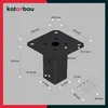 KOTARBAU® 2 pz Fissaggio Pali Legno Supporto Per Pali In Anteprima dell’immagine prodotto 3