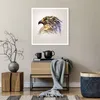 Poster - Poster ohne Rahmen - Adler Vogel Feder - 60x60 cm Produktbild-Vorschau 6