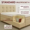 Boxspringbett TOM 140 x 200 cm mit Matratze und Produktbild-Vorschau 5