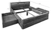MASSIVMOEBEL24.DE Bett mit Schublade Sheesham 200x200 Produktbild-Vorschau 7