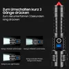 2000 Lumen LED-Taschenlampe mit Zoom & USB-C - 3W COB Produktbild-Vorschau 7
