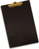 Clipboard drewniany ORZECH podkładka A4 ze ZŁOTYM klipsem Podgląd zdjęcia produktu 5