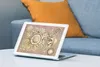 MuchoWow® Laptop Aufkleber Sticker Cover Jahrgang - Ernst Produktbild-Vorschau 4