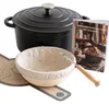 osoltus Brotback Schmortopf Set Gusseisen Topf 26cm 5,9 Produktbild-Vorschau 1