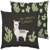 Baumwoll-Kissen "No Drama Lama" Produktbild-Vorschau 1