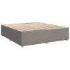 Boxspringbett mit Matratze Taupe 200x200 cm Stoff Produktbild-Vorschau 8