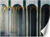 Vlies fototapete Säulen 3D abstrakt 300x210 cm Feeby Blau Produktbild-Vorschau 1