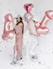 Pallone in foil Same Penis Forever 46x88cm oro rosa Anteprima dell’immagine prodotto 6