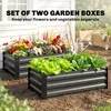 Hochbeet Gartenbeet Kräuterbeet, wetterbeständig, offener Produktbild-Vorschau 4