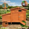 Hühnerstall Holz mit Legenest, Kotwanne und Rampe – Produktbild-Vorschau 5