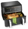 GOURMETmaxx Heißluftfritteuse AirGenius 10L | 2x5L Airfryer Produktbild-Vorschau 1