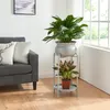 Pflanzenständer ‘Altena’ mit Blumentopf und Ablage Metall Produktbild-Vorschau 1