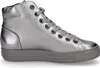 A side view of a silver high-top sneaker. Anteprima dell’immagine prodotto
