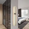 ZMH 2er LED Wandleuchte Innen Wandlampe 100CM Lang Schwarz Produktbild-Vorschau 4