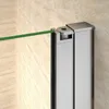 Runddusche 90x90x195cm Drehtür Dusche Viertelkreis Produktbild-Vorschau 6