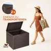 CASARIA® Baule da Giardino Lille 190 L Effetto Legno Anteprima dell’immagine prodotto 7