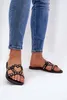 Verzierte Flache Damen Sandalen Schwarz Adivrae 39 Produktbild-Vorschau 3