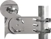 Close-up of a satellite dish mount with angle adjustment markings. Produktbild-Vorschau