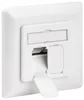 Goobay 68721 CAT 6a Prise encastrée (UP), blanc, blanc - 2x Voir les images du produit 1