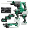 Elektrisch gereedschapset Ds18de+wh18dc+g1813da+dh18 18v Productafbeelding-voorbeeld 1