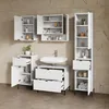 Mobile sottolavabo per bagno Livinity Aterno Bianco 70 x 63 Anteprima dell’immagine prodotto 4
