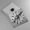 Wanduhr - Quadrat - Glasuhr - Kuss Liebe Paar - 30x30cm - Produktbild-Vorschau 2