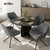 WOLTU Drehbare Esszimmerstühle, Küchenstühle mit Armlehen, Produktbild-Vorschau 2