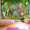 Vlies Fototapete - Colourful Safari 200x140 cm Für Kinder Produktbild-Vorschau 2