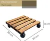 STOLMAK Podstavec pod kvetináč na kolieskach 30x30x8 cm Náhľad obrázku produktu 2