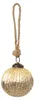 Clayre & Eef Weihnachtskugel Ø 7 cm Goldfarbig Glas Produktbild-Vorschau 2