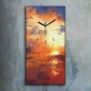 Leinwand Uhr Küche Wohnzimmer Bild 30x60 Gemälde mit Produktbild-Vorschau 2