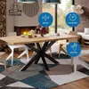 Rám stola Spider kovové nohy stola 120x72x70 cm antracitová Náhľad obrázku produktu 4