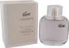 Lacoste L.12.12 Pour Elle Elegant in transparentem Flakon mit hellviolettem Duft und passender, beigefarbener Box mit Krokodil-Logo. Náhled obrázku produktu