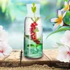 PLATINUX Karaffe aus Glas 1L (max. 1130ml) Grünem Ombré Produktbild-Vorschau 2