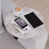 Couchtablett ‘Kuleskyd’ verstellbar Ø34 cm Metallhalterung Produktbild-Vorschau 3