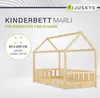 Juskys Kinderbett Marli 90 x 200 cm - Rausfallschutz, Produktbild-Vorschau 2