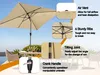 Angel Living 300x200cm Parasol avec manivelle et Voir les images du produit 3