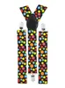 Konfetti Hosenträger - für Faschingskostüm Clown Produktbild-Vorschau 3