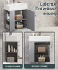 YORBAY Waschtisch Badmöbel Waschtischunterschrank 55 cm Produktbild-Vorschau 3