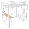 Hoogslaper 90 x 200 cm met bureau, kledingkast, Productafbeelding-voorbeeld 19