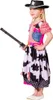 Cowgirl Kostüm Kleid mit Schleifchen für Kinder Gr. 116-128 bunt Wilder Westen SALE Fasching Karneval Mottoparty Kinderfasching Produktbild-Vorschau