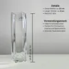 SANDRA RICH Glasvase "Square", schlanke Blumenvase, 6 x Produktbild-Vorschau 3