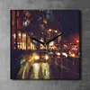 Coloray Uhr auf Leinwand 30x30 cm Wand Uhr Dekoration Produktbild-Vorschau 2