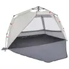 Tenda da Spiaggia 3 Persone Grigio Rilascio Rapido Anteprima dell’immagine prodotto 4