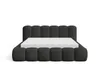 A bed with a mattress on a white background. Voir les images du produit