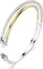 Swarovski Armreif Damen Hyperbola Silber Gold 5689721 Produktbild-Vorschau 3